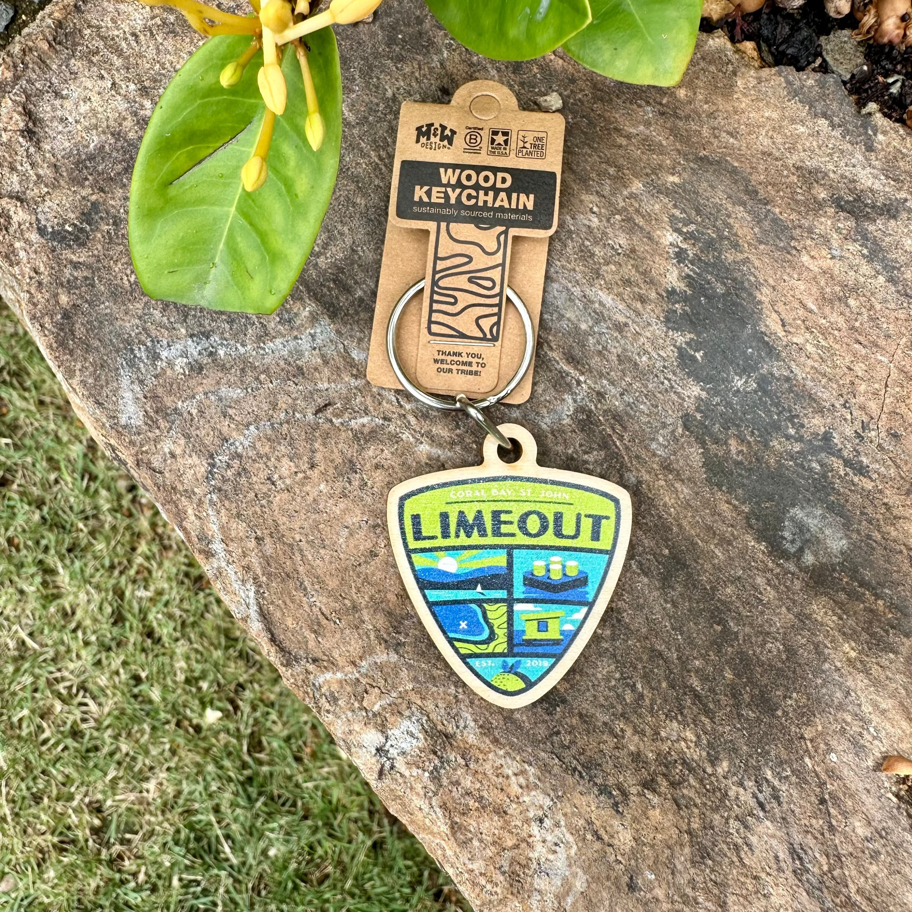 Wood Keychain