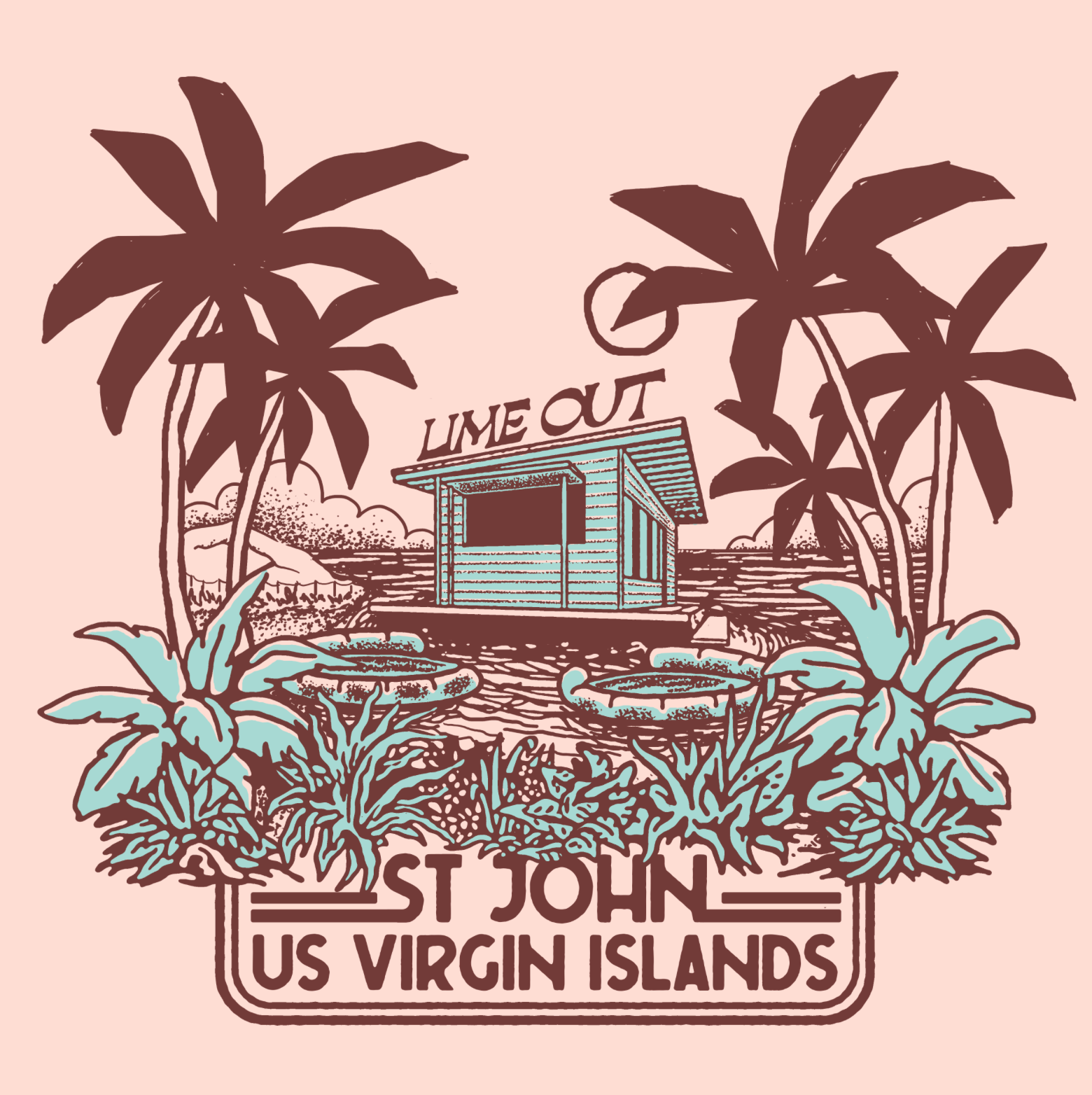 LO Tropics Tee - STJ