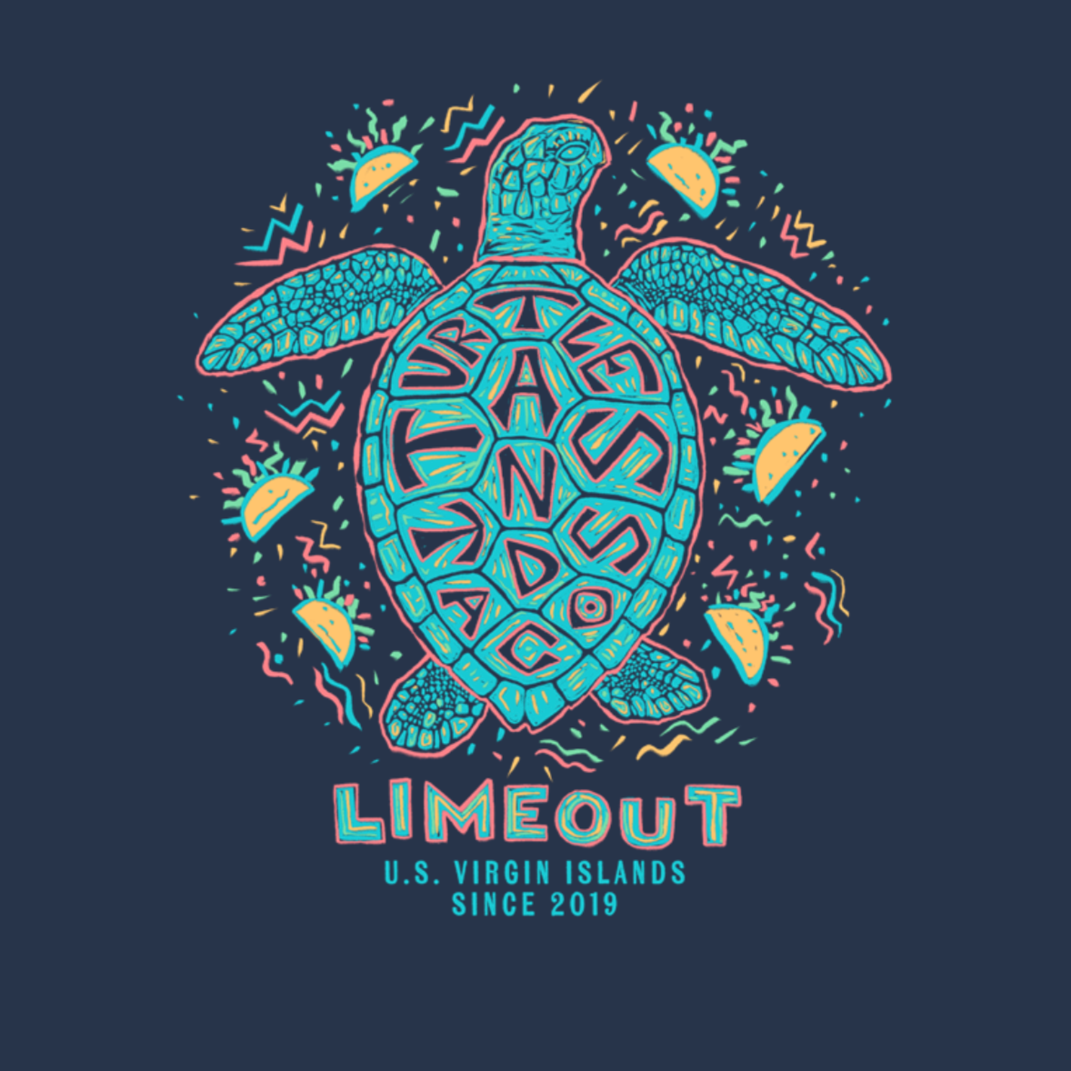 Turtles And Tacos Tee