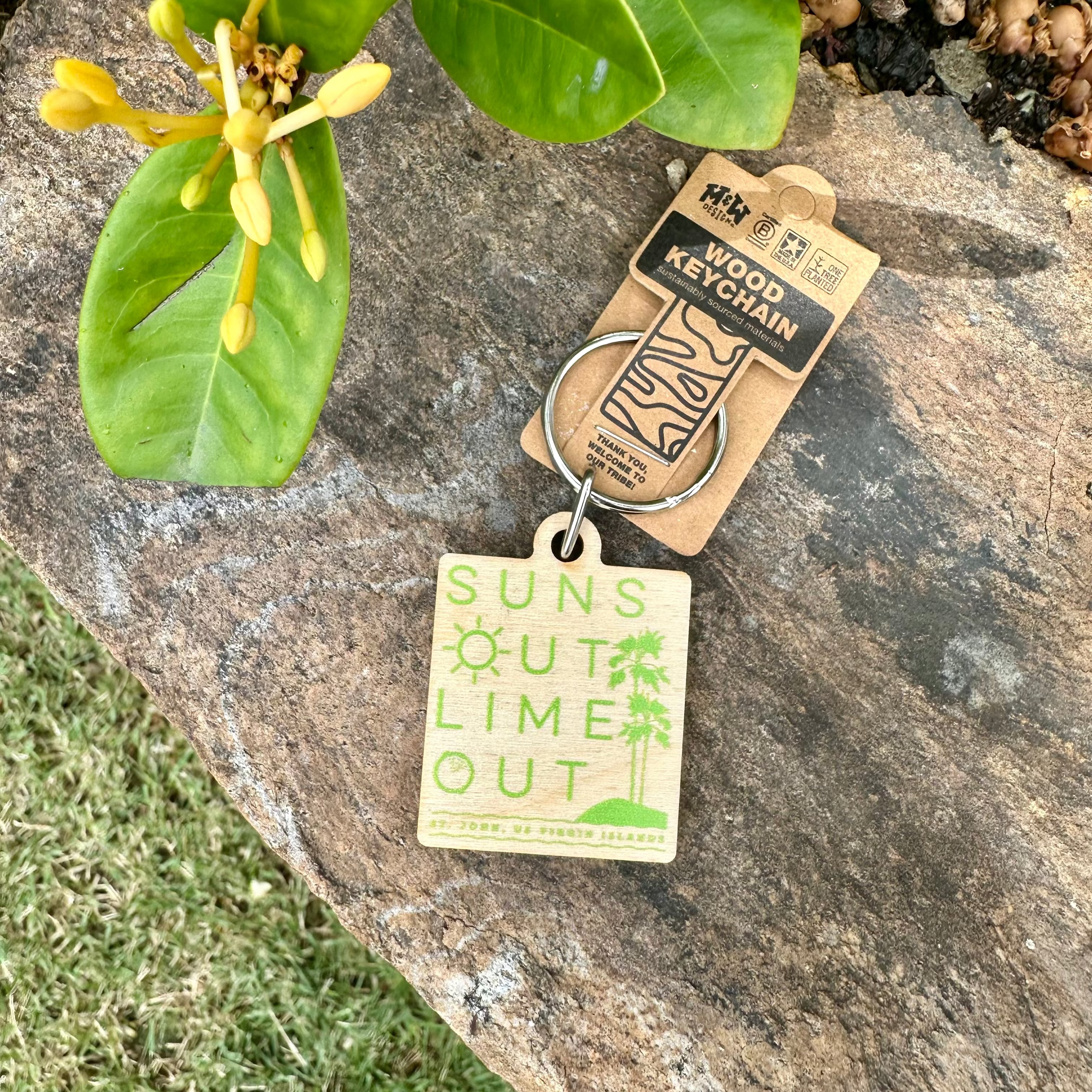 Wood Keychain