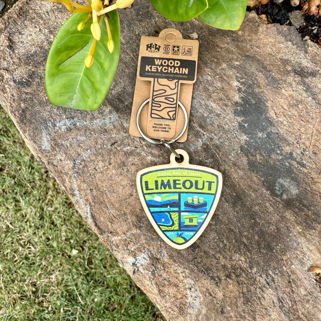Wood Keychain