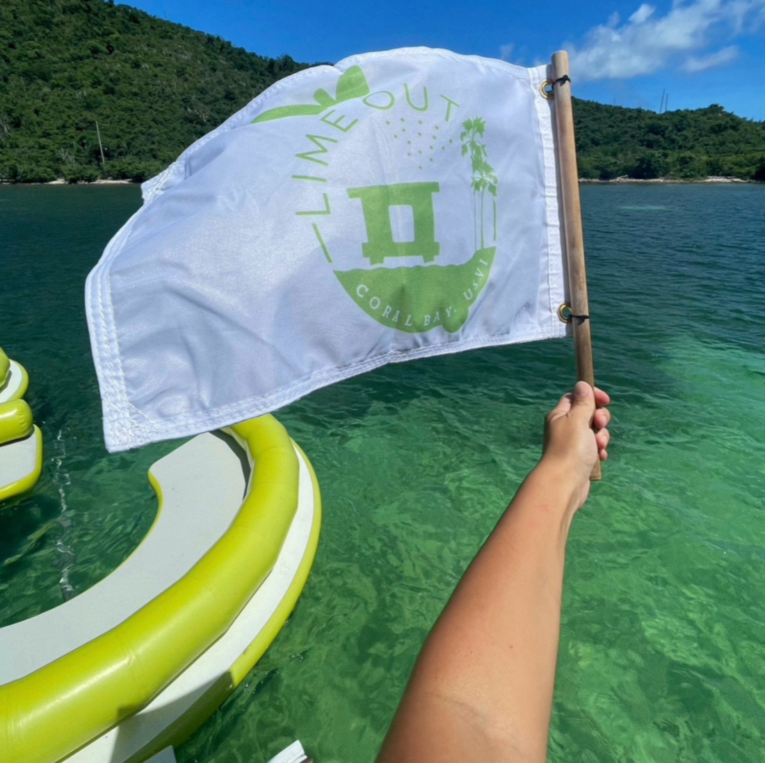 Lime Out Flag
