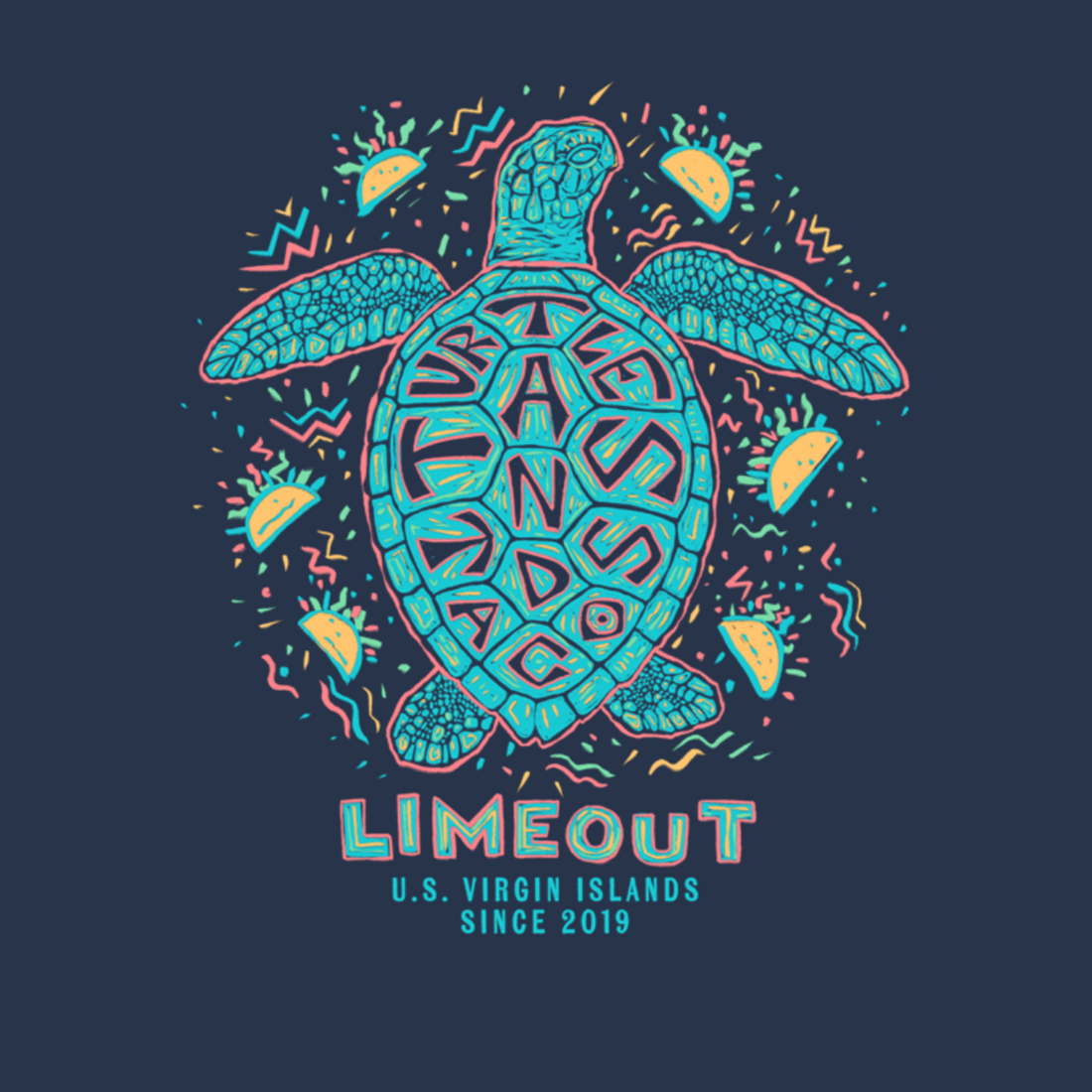 Turtles And Tacos Tee